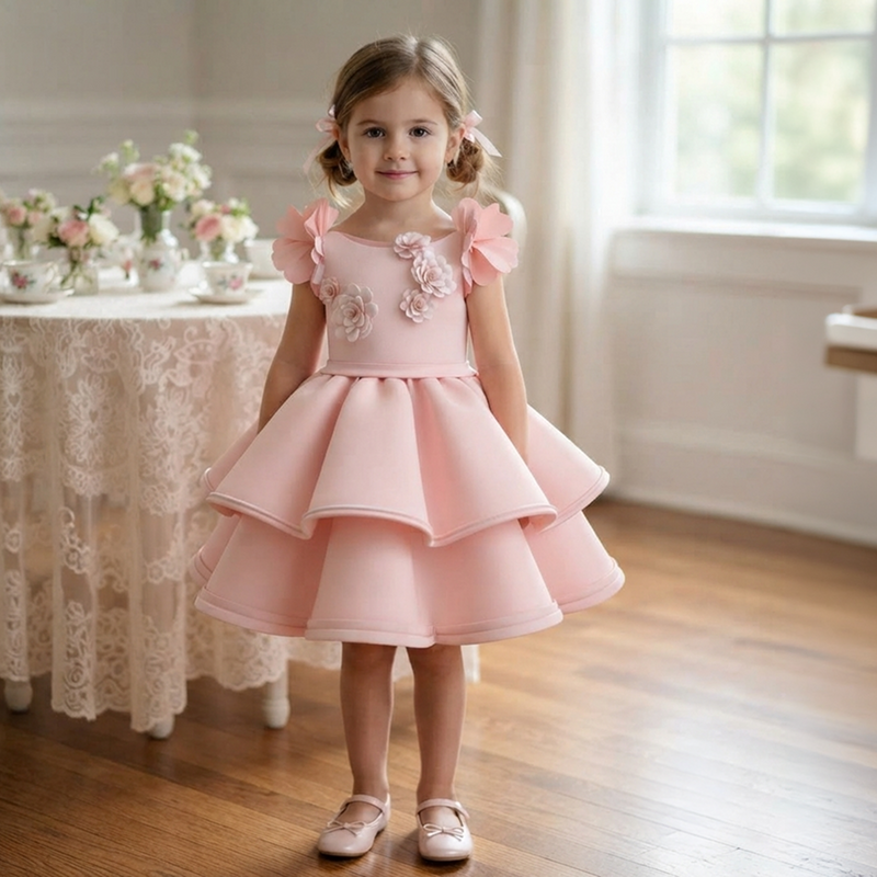 Blush Bloom Party Dress