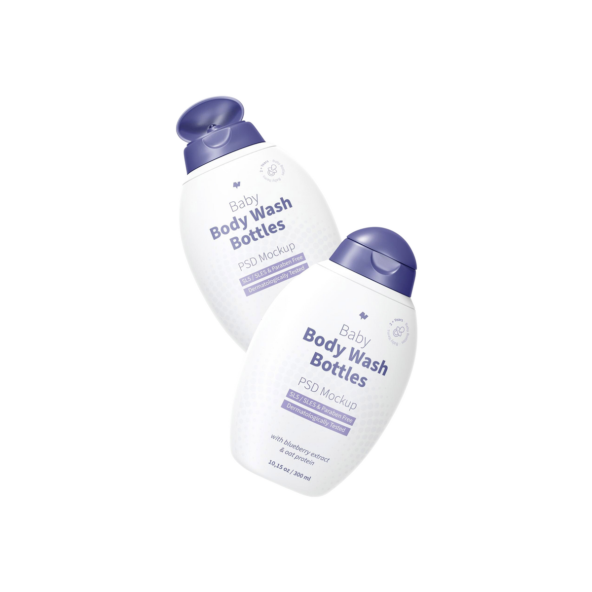 Baby Body Wash with Blueberry Extract & Oat Protein
