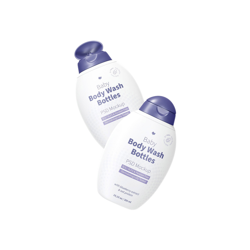 Baby Body Wash with Blueberry Extract & Oat Protein