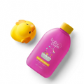 Baby Care Body Wash for Kids pink bottle with rubber duck toy