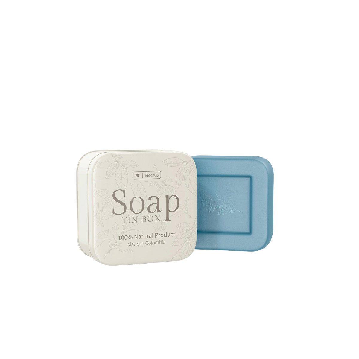 Natural Soap Tin Box - 100% Natural Product