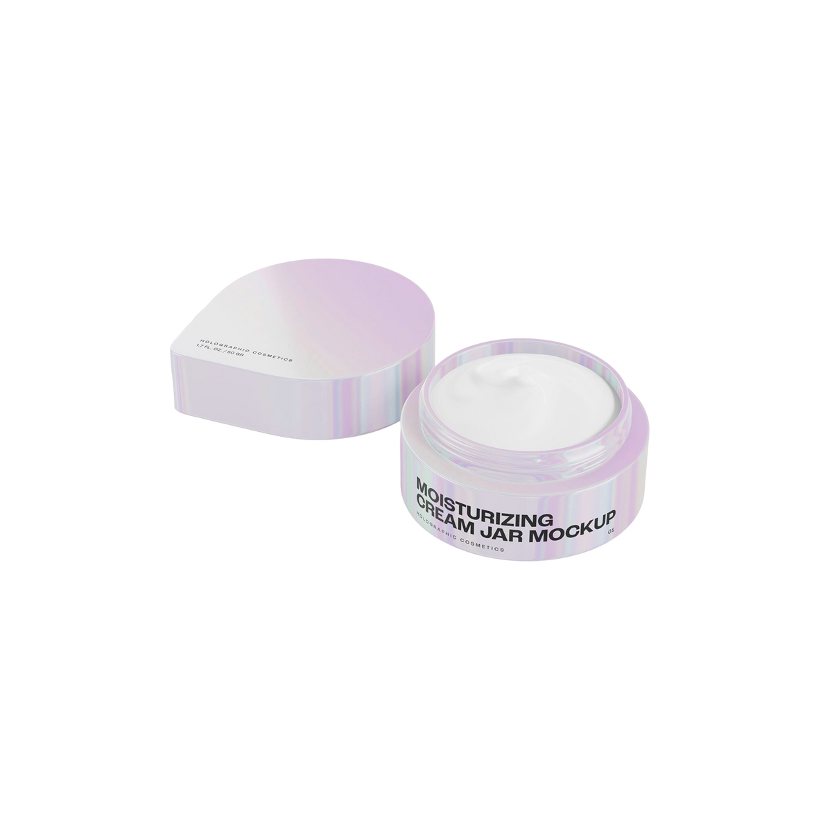 Holographic Moisturizing Cream Jar - 50g