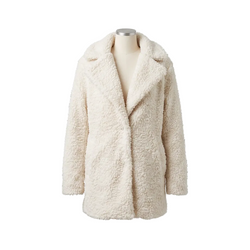 Ivory Teddy Kids Coat