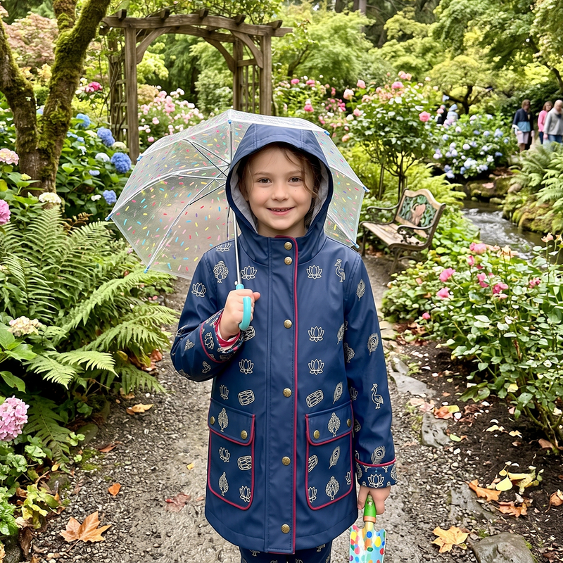 Indigo Garden Raincoat