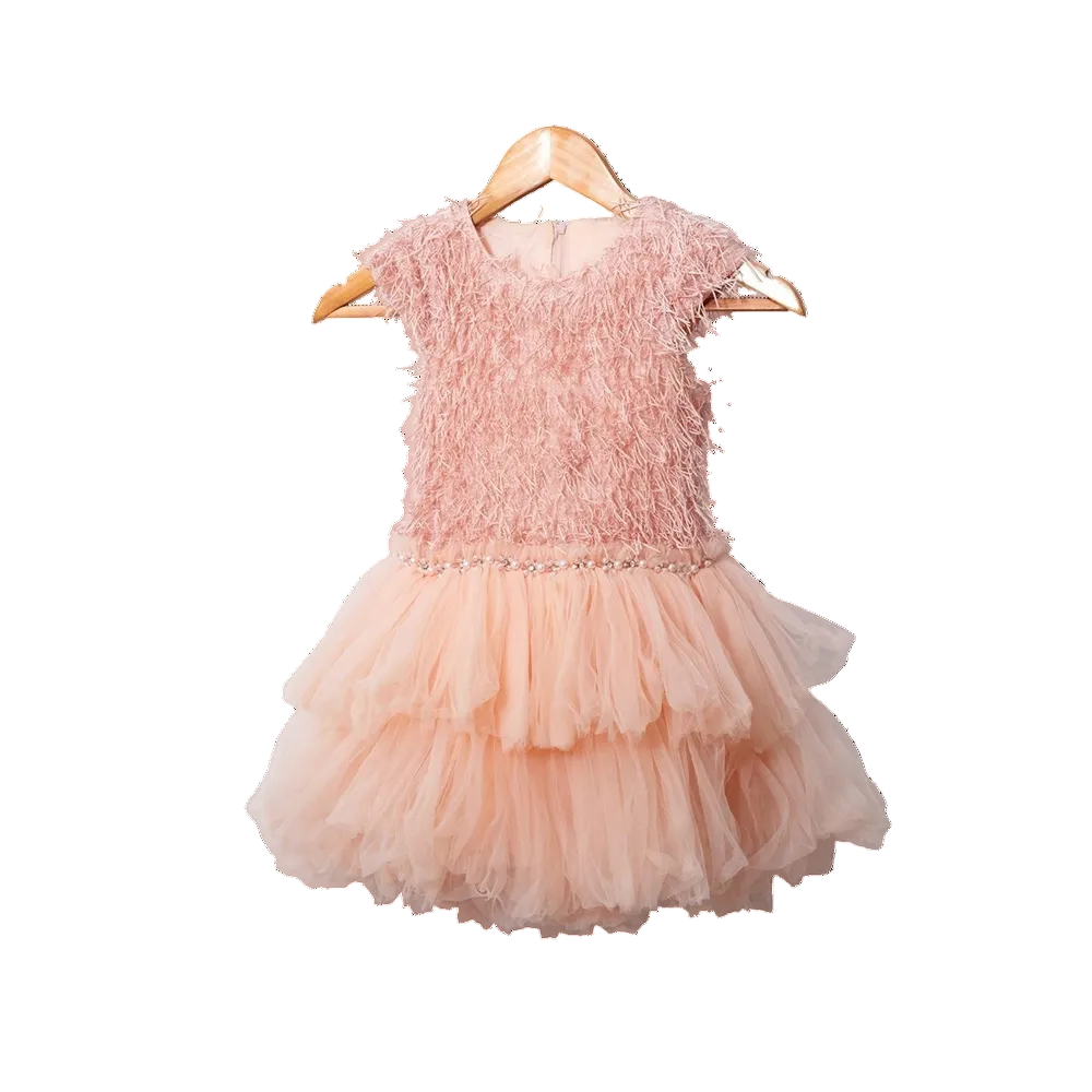Petal Mist Tulle Dress