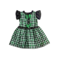 Red Plaid Bow Dress