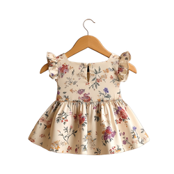 Garden Bloom Ruffle Dress