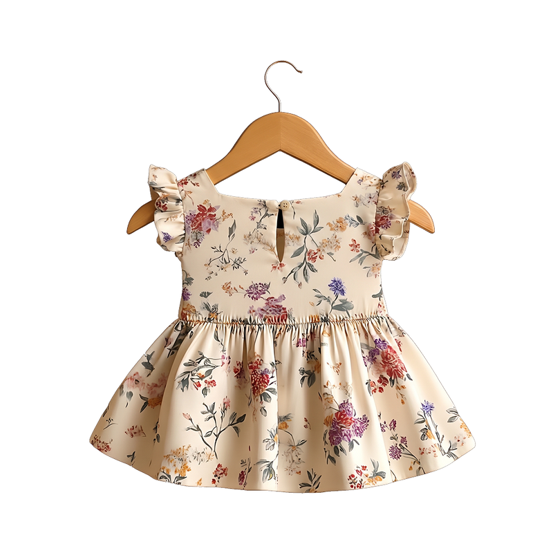 Garden Bloom Ruffle Dress