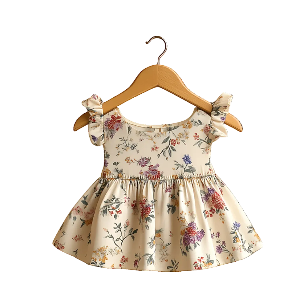 Garden Bloom Ruffle Dress