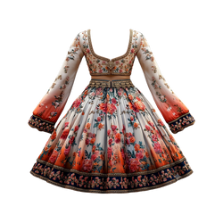 Blooming Rose Lehenga Set
