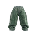 Wide-Leg Cargo Jeans