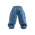 Wide-Leg Cargo Jeans