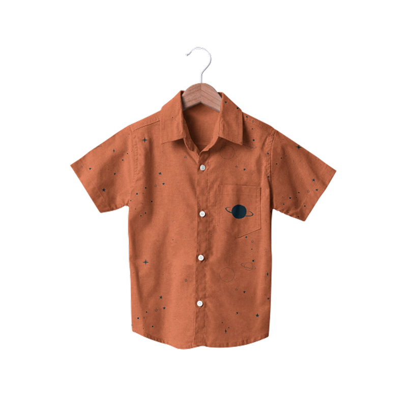 Stargazer Cotton Shirt For Boys