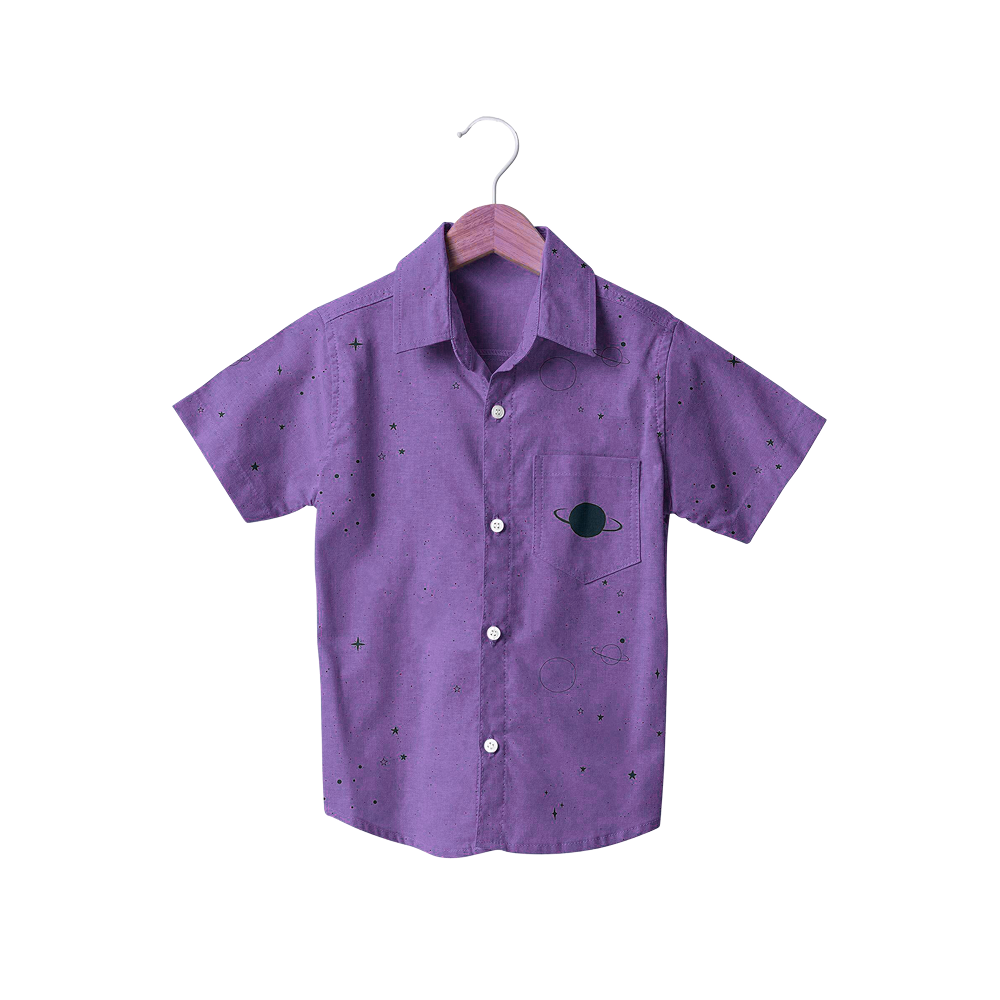 Stargazer Cotton Shirt For Boys